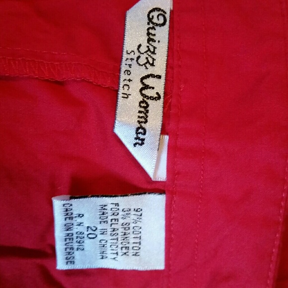 Ladies red power top - Picture 7 of 7